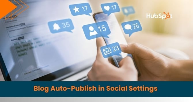 Blog auto-publishing in social settings
