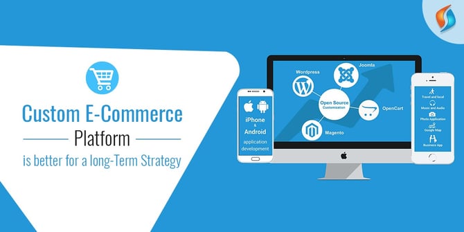 Custom E-commerce Platform is Better for Long-term Strategy.