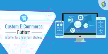 Custom E-commerce Platform is Better for Long-term Strategy.